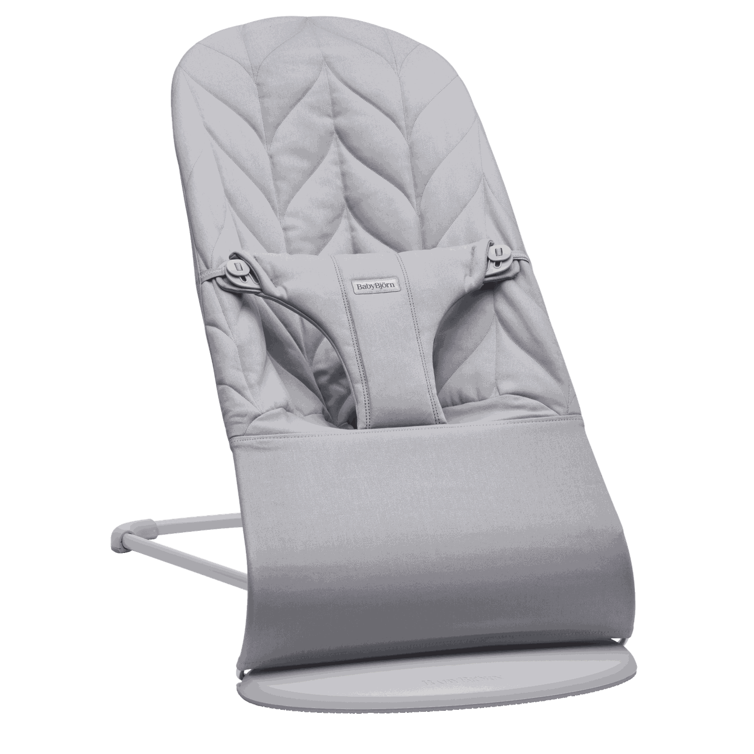 Babybjörn Unisex Infant Light Grey Bouncer Bliss - / Woven, Petal Quilt