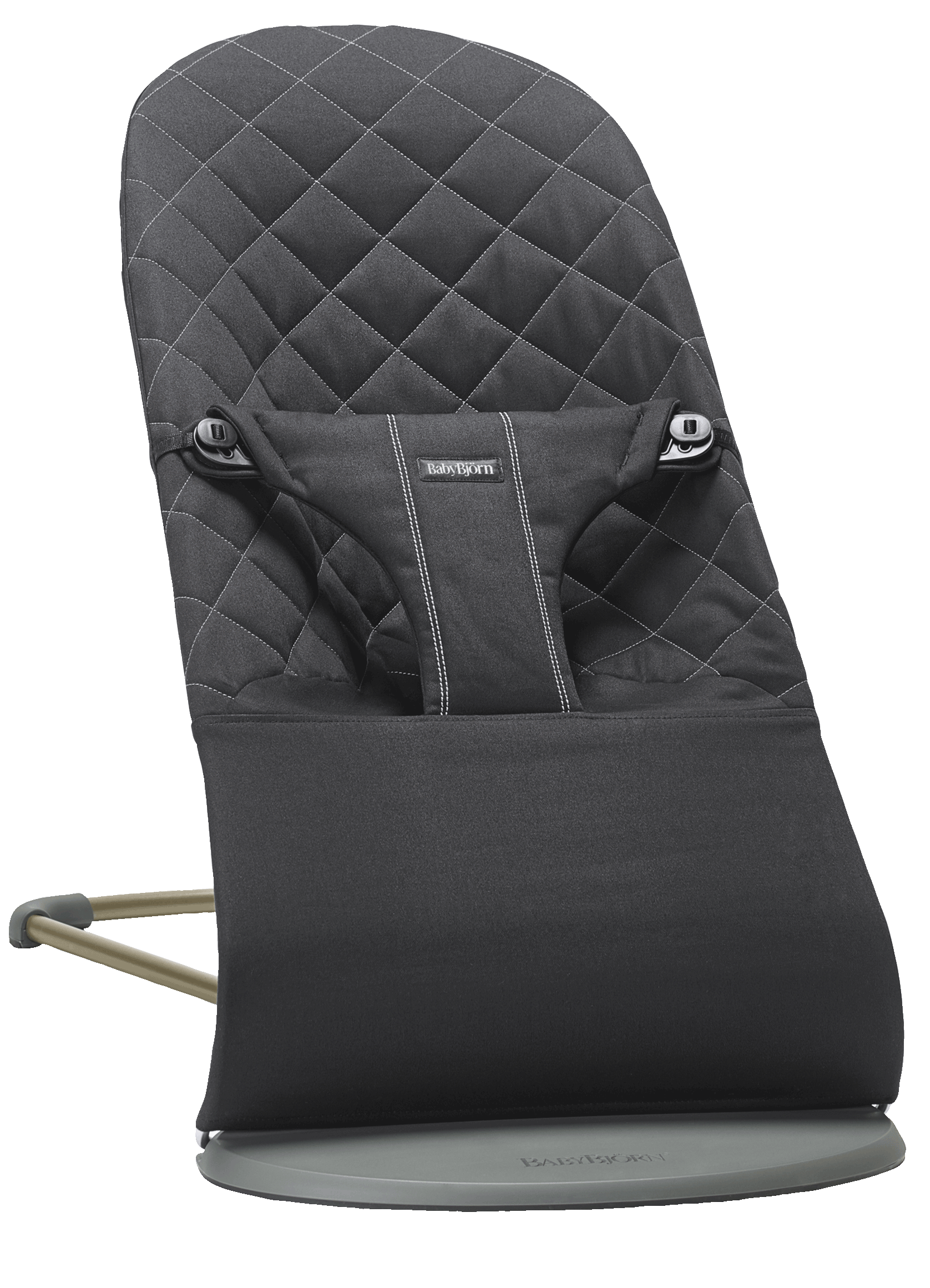 Bouncer Bliss - Black / Woven, Classic quilt / Dark grey Bouncer Bliss - Black / Woven, Classic quilt / Dark grey