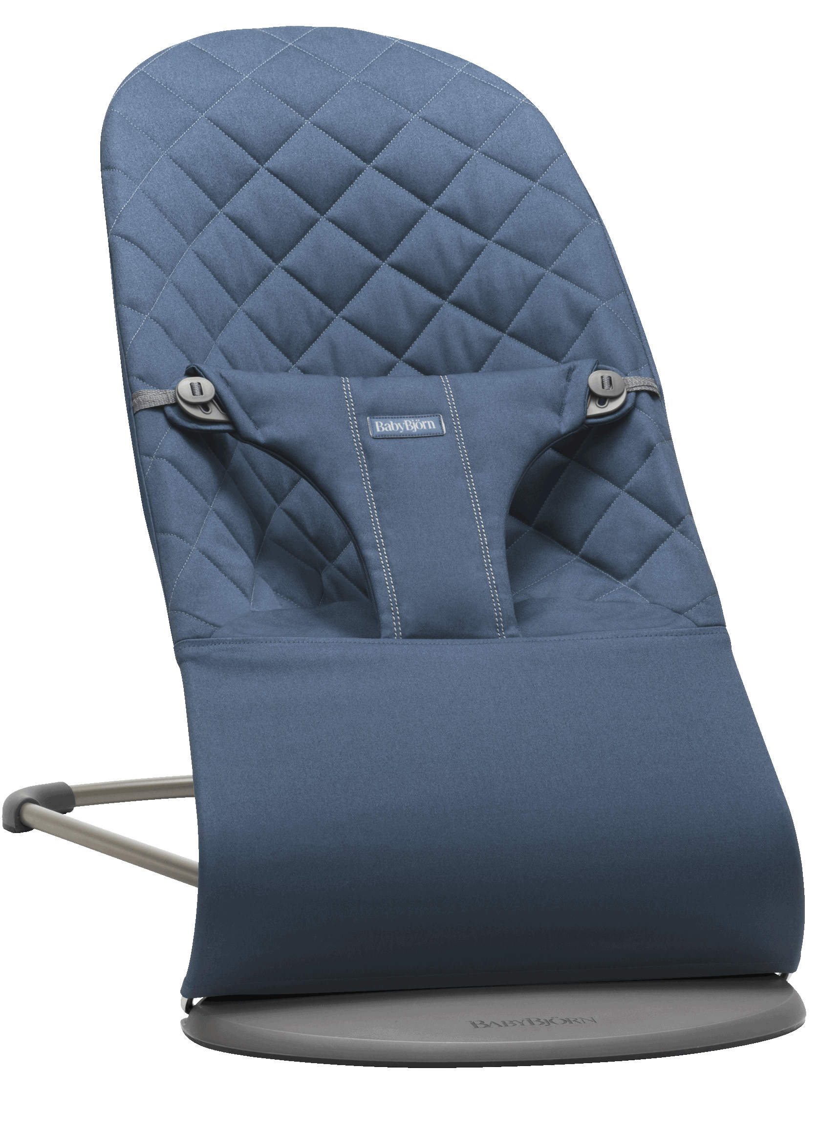 Bouncer Bliss - Midnight blue / Woven, Classic quilt / Dark grey Bouncer Bliss - Midnight blue / Woven, Classic quilt / Dark grey