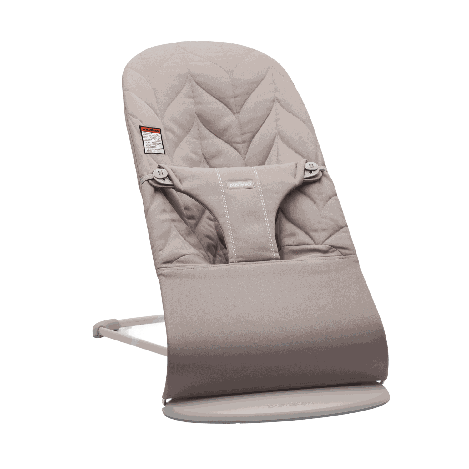 Bouncer Bliss - Sand gray / Woven, Petal quilt / Light gray