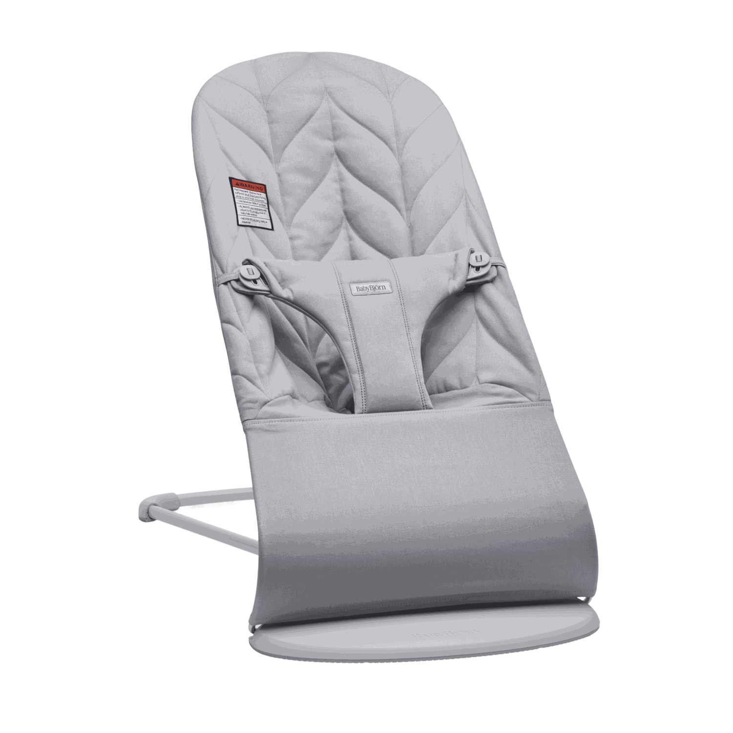 Bouncer Bliss - Light gray / Woven, Petal quilt / Light gray
