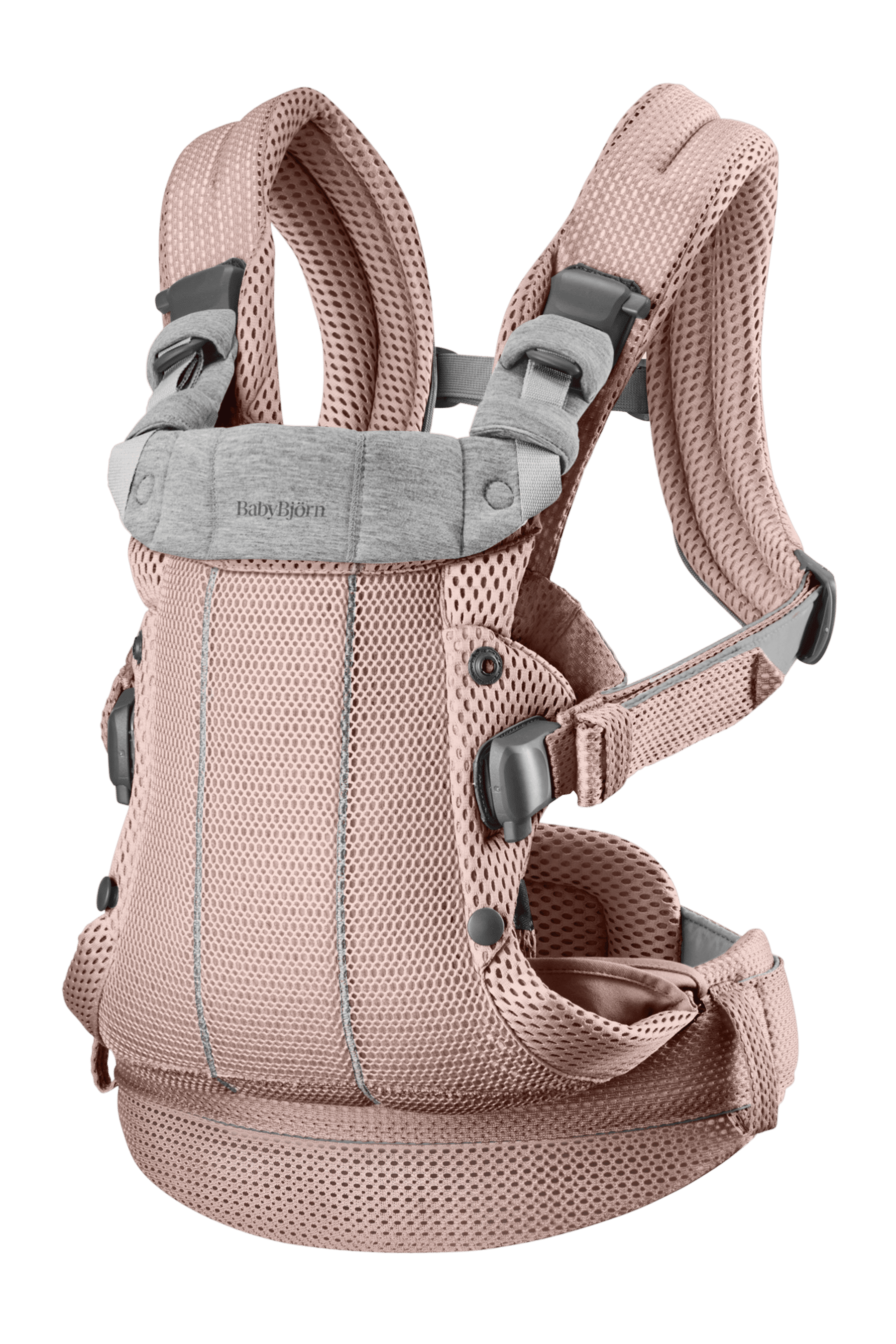 Produktfoto för Babybjörn bärsele Harmony, antikrosa 3D mesh