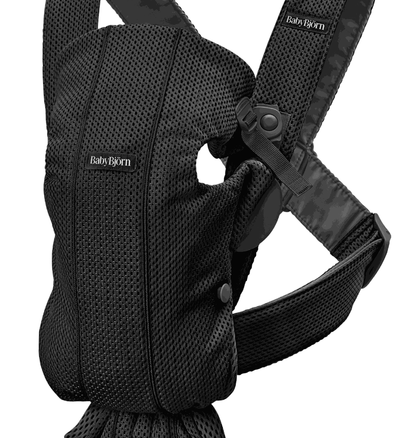 Porte-bébé Mini - Noir / Mesh 3D (BabyBjörn) - Image 1