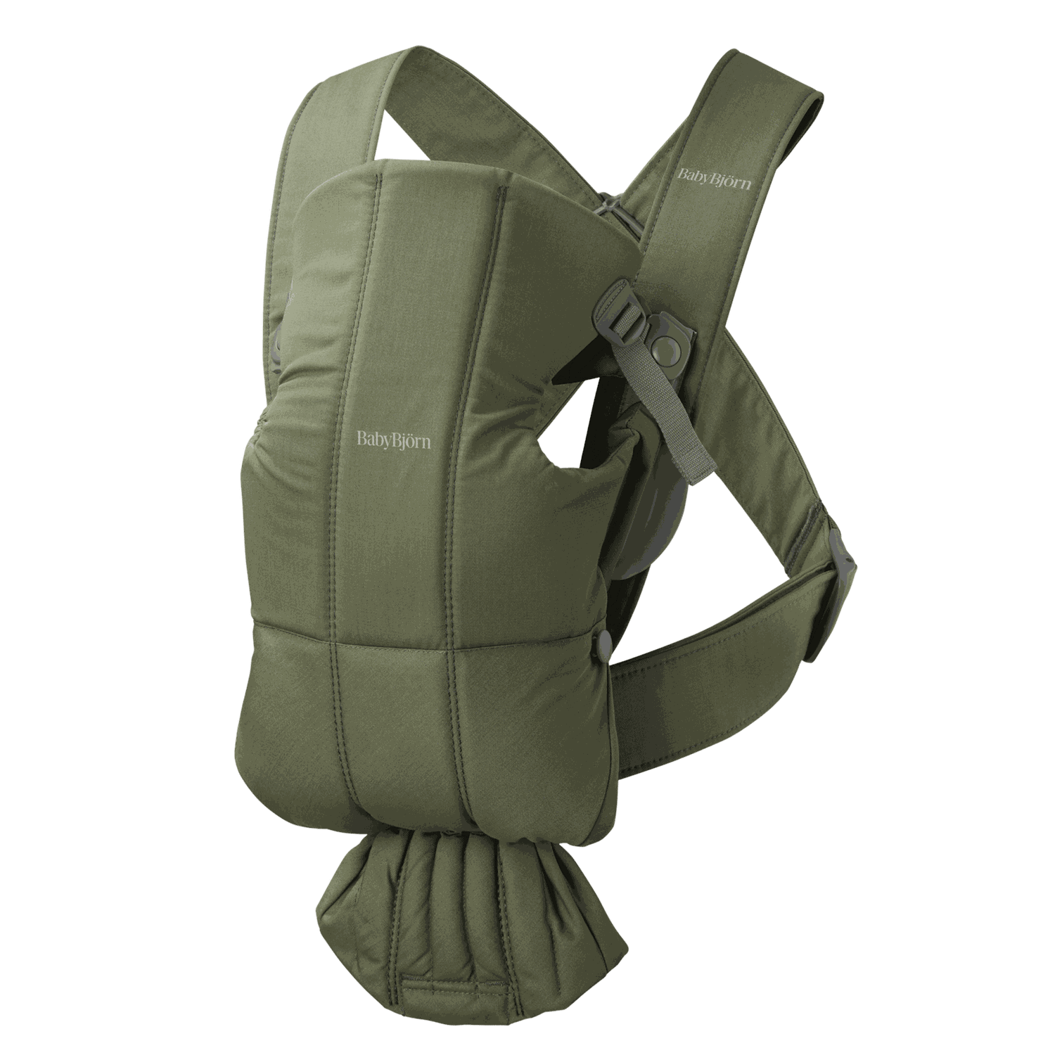 Mochila Porta Bebé Mini - Verde oscuro / Tejido