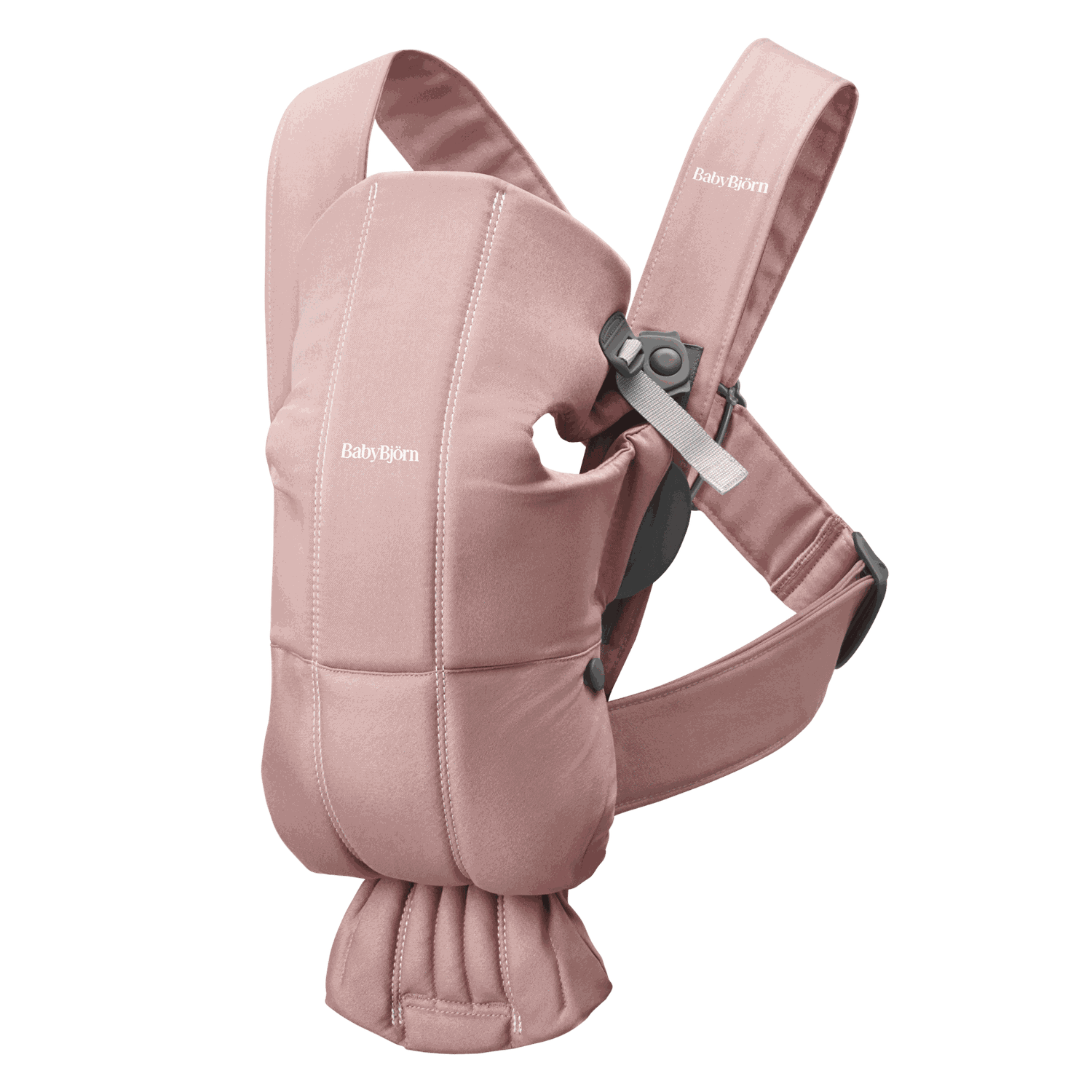 Mochila Porta Bebé Mini - Rosa palo / Tejido