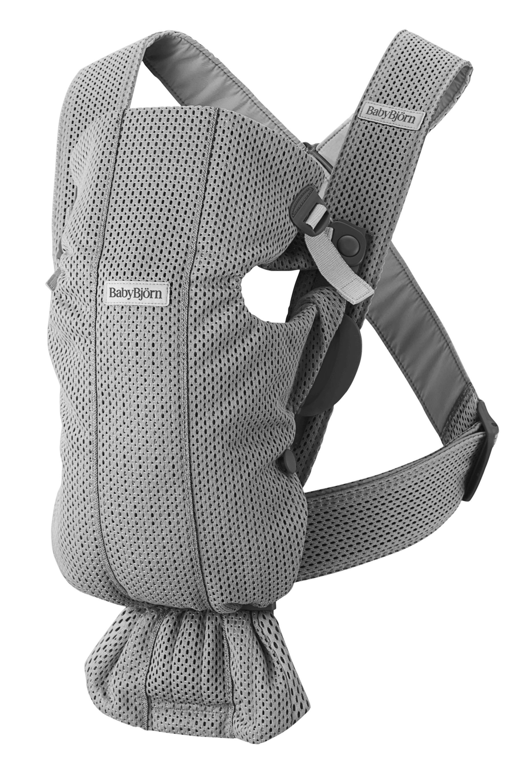 Produktfoto för Babybjörn bärsele Mini, 3D mesh grå