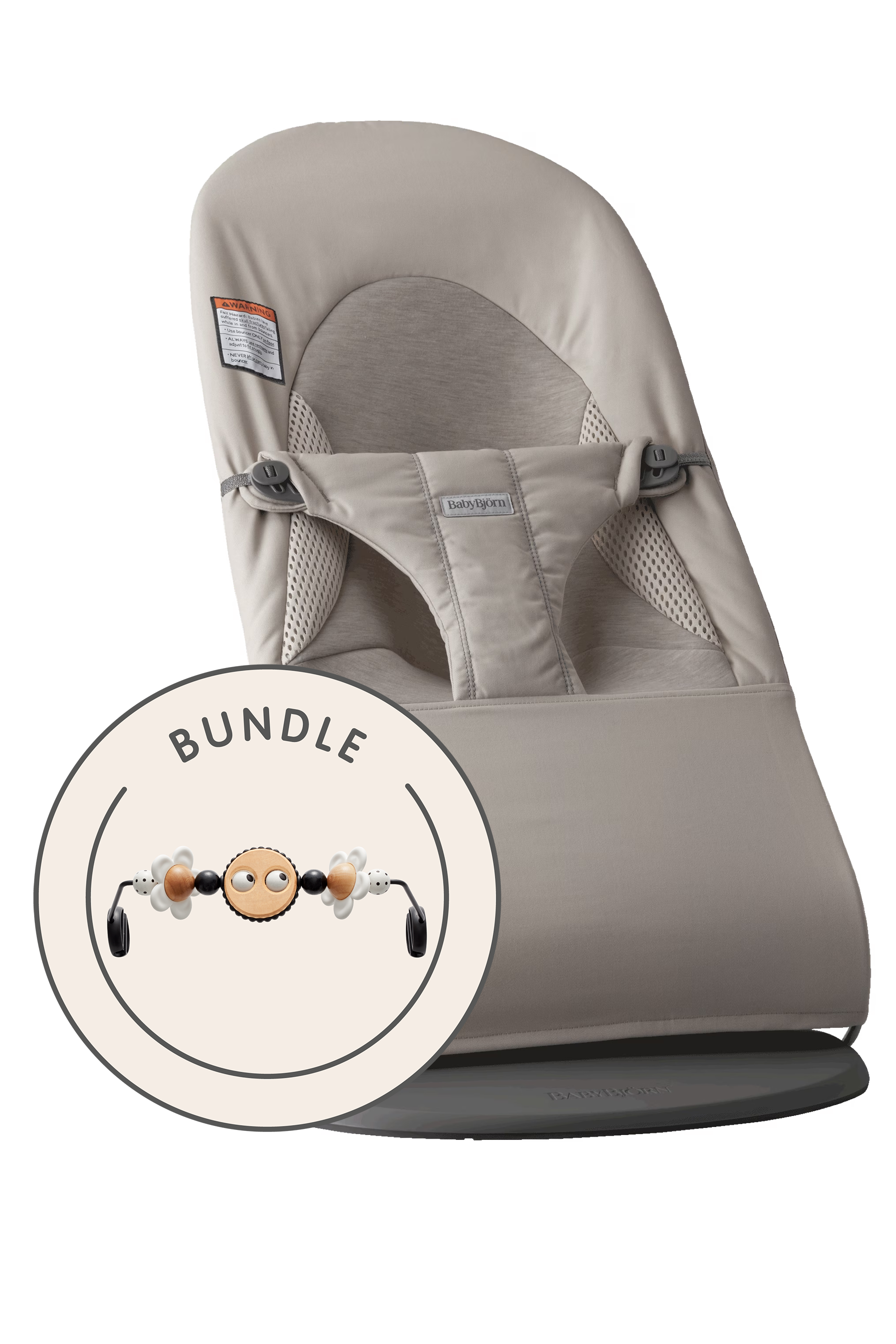 【極美品】ベビービョルン BABY BjORN　BlissAir ココア バウンサー Bliss Air ココア ベビービョルン(BABY BJORN)
