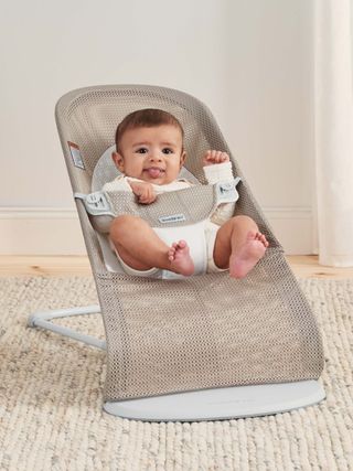 Bouncer Balance Soft Gray Beige - Mesh