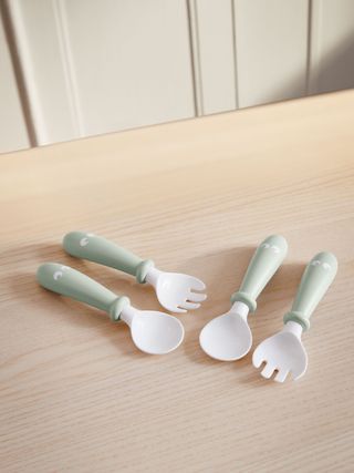 First Stage Silicone Self Feeding Training Spoons , Toddler's Self Feeding  Silicone Spoons, Toddler Spoons, Toddler Utensils, Baby Essentials, Baby  Must Haves