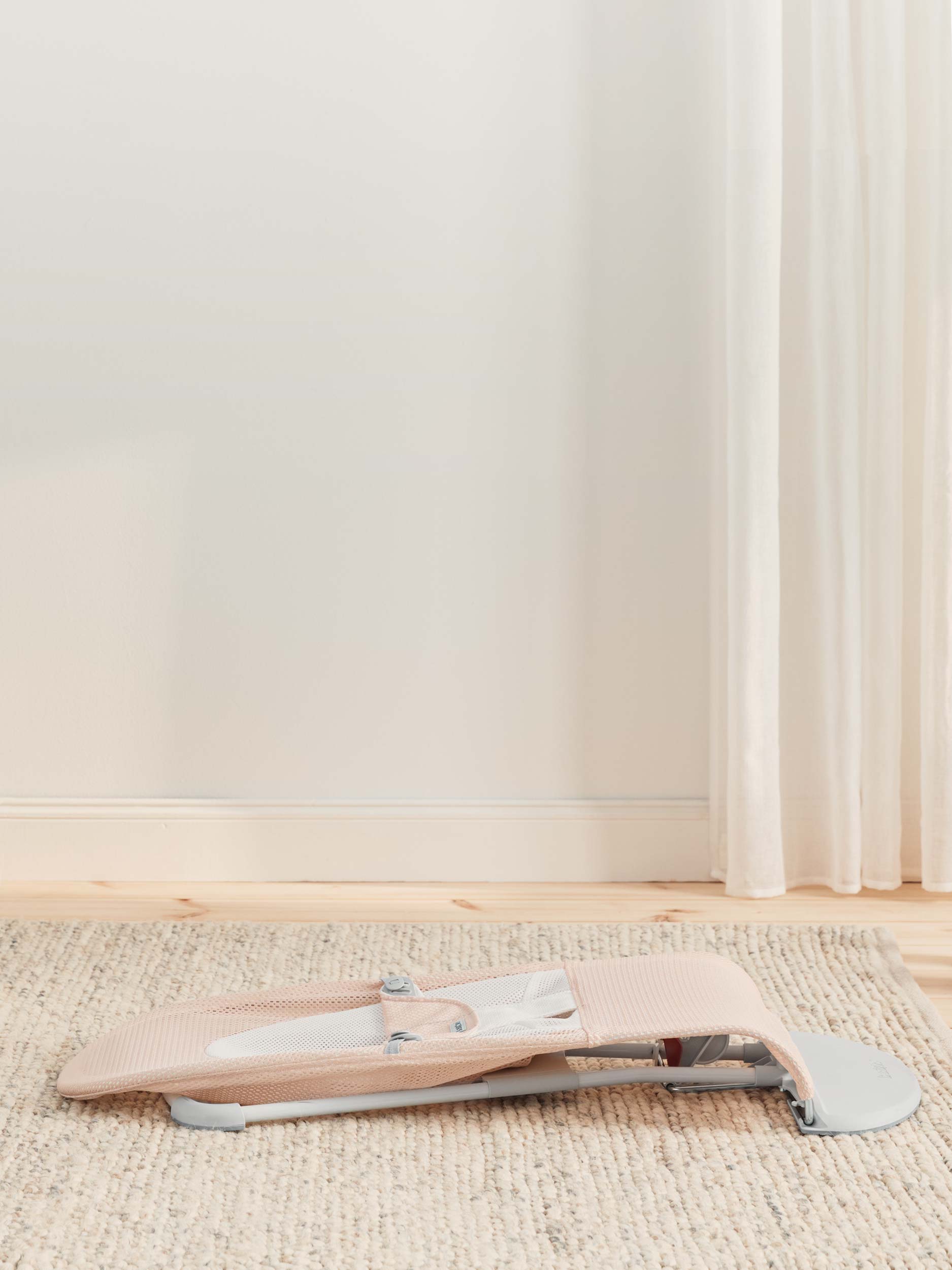 Transat Balance Soft - Rose nacré/Blanc / Mesh / Gris clair (BabyBjörn) - Image 6