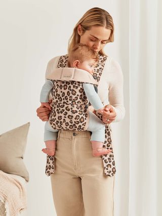 Cheetah print baby sales carrier