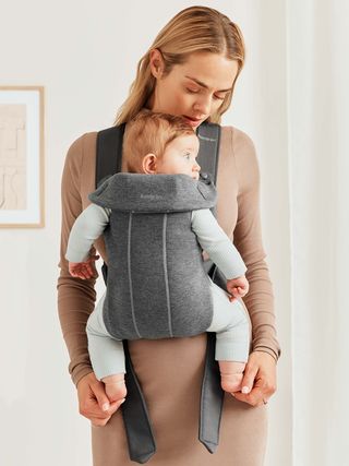 Porte-bébé Mini 3D Jersey - Gris Clair