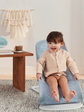 Baby bjorn bouncer into cheap chair