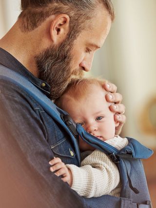 Baby Carrier One Classic denim/Midnight blue - Cotton Mix BabyBjörn