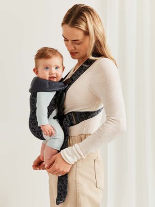 Baby Carrier Mini Anthracite/Leopard - 3D Mesh BabyBjörn