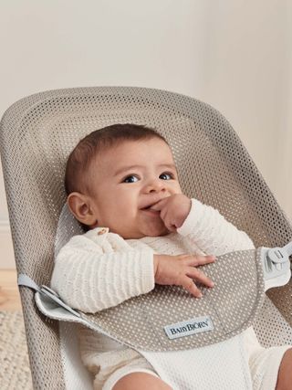 Baby bjorn bouncer grey mesh online