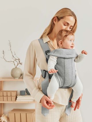 Baby Carrier Mini perfect for a newborn BabyBj rn