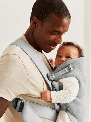 Baby Carrier Mini perfect for a newborn BabyBj rn