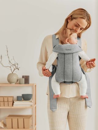 Baby Carrier Mini perfect for a newborn BabyBj rn