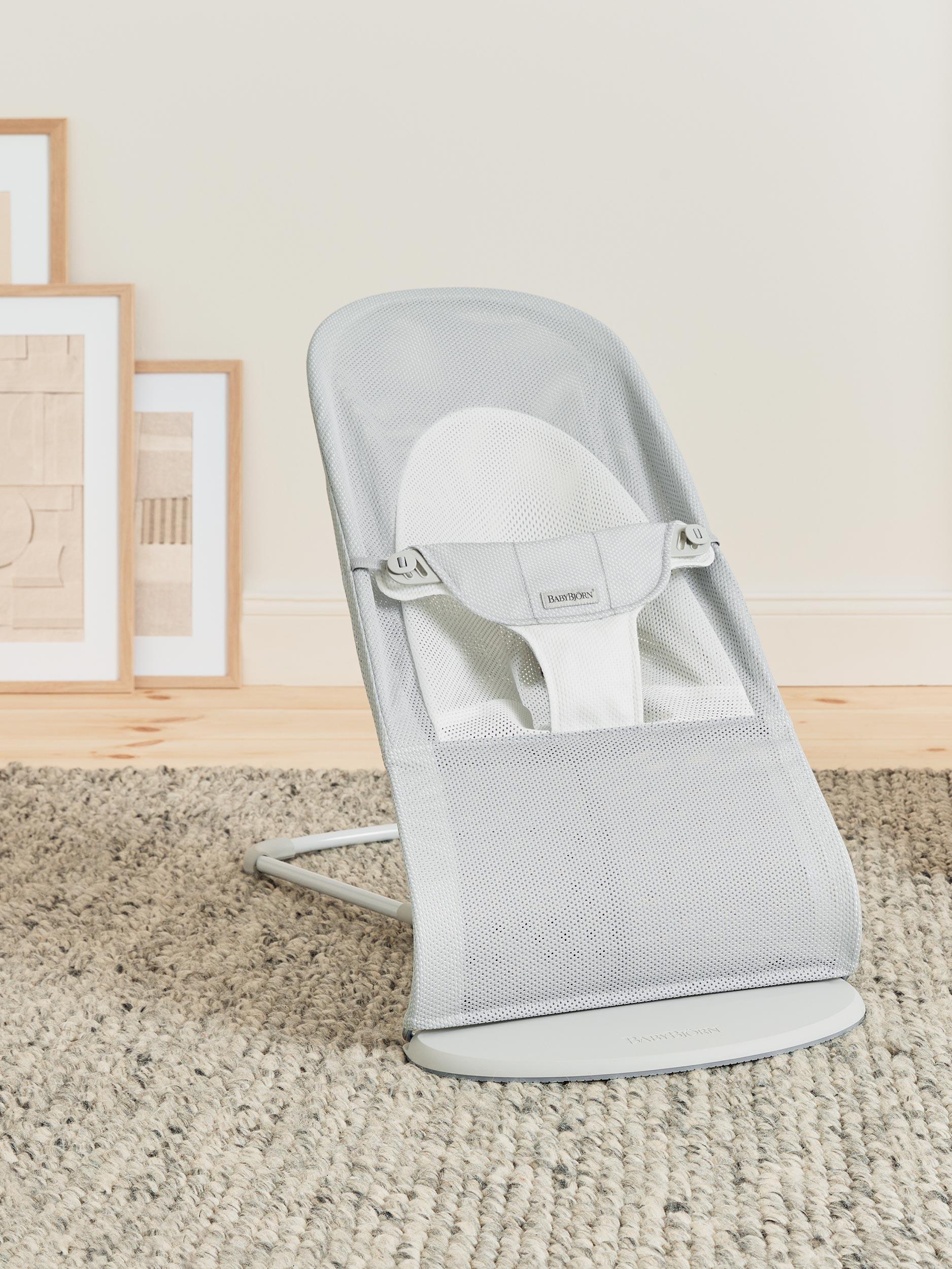 Transat Balance Soft - Argent/Blanc / Mesh / Gris clair (BabyBjörn) - Image 10