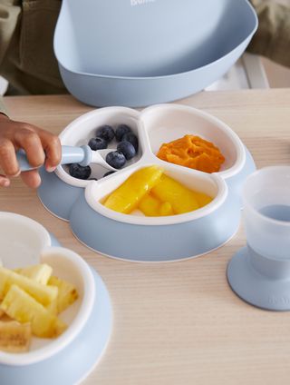 Dinnerware Set 8 pcs Powder Blue BabyBjörn