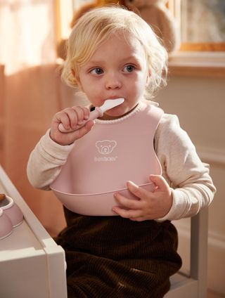 Baby Bib 1 pack Powder Pink BabyBjörn