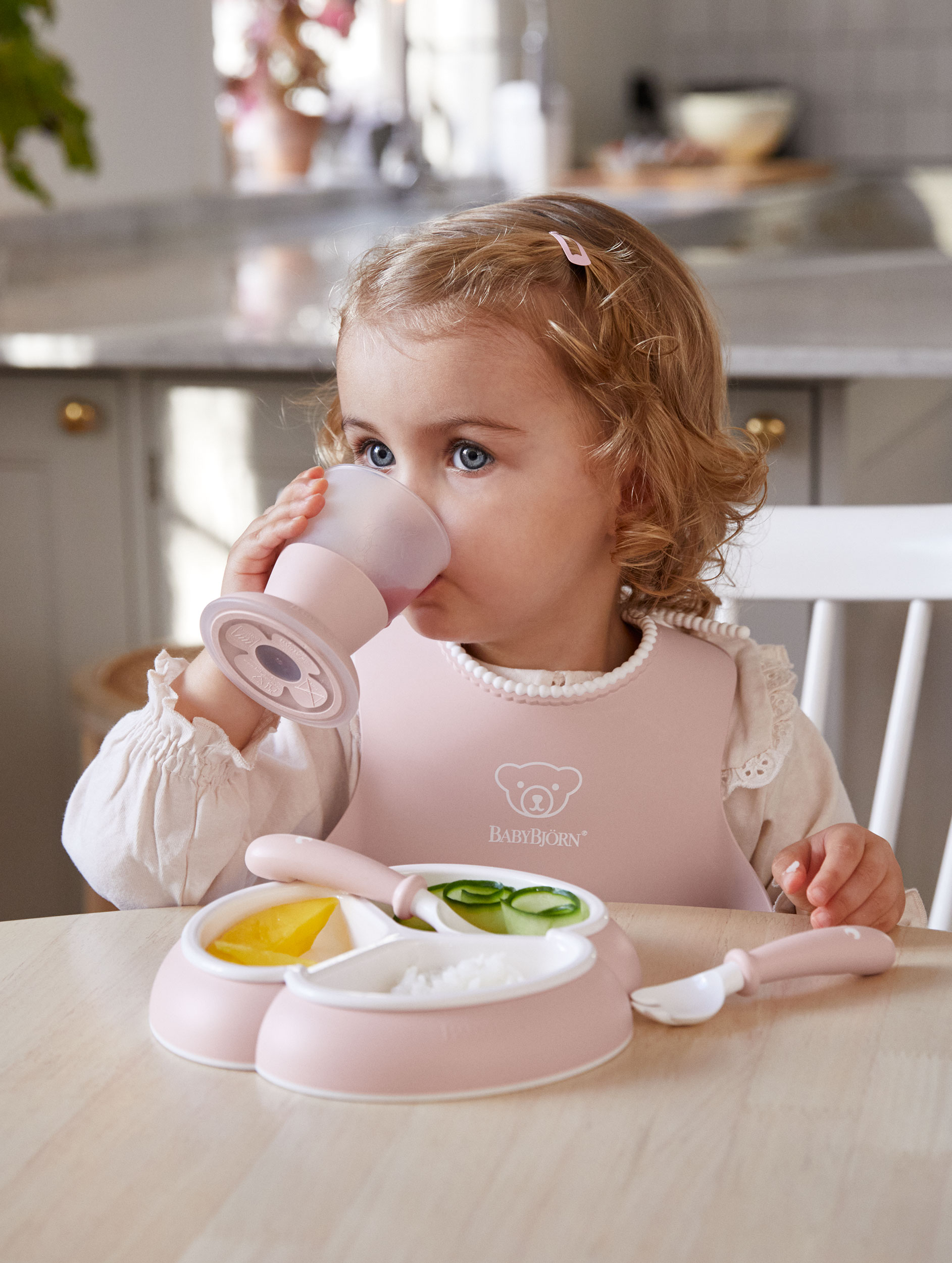 Ensemble repas, 8 pièces - Rose pastel (BabyBjörn) - Image 5