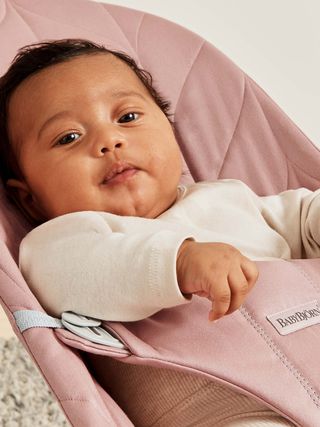 BabyBjörn - Bouncer Bliss, Cotton Petal Quilt, Light grey - Hajdi