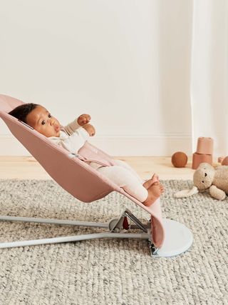 BabyBjörn - Bouncer Bliss, Cotton Petal Quilt, Light grey - Hajdi