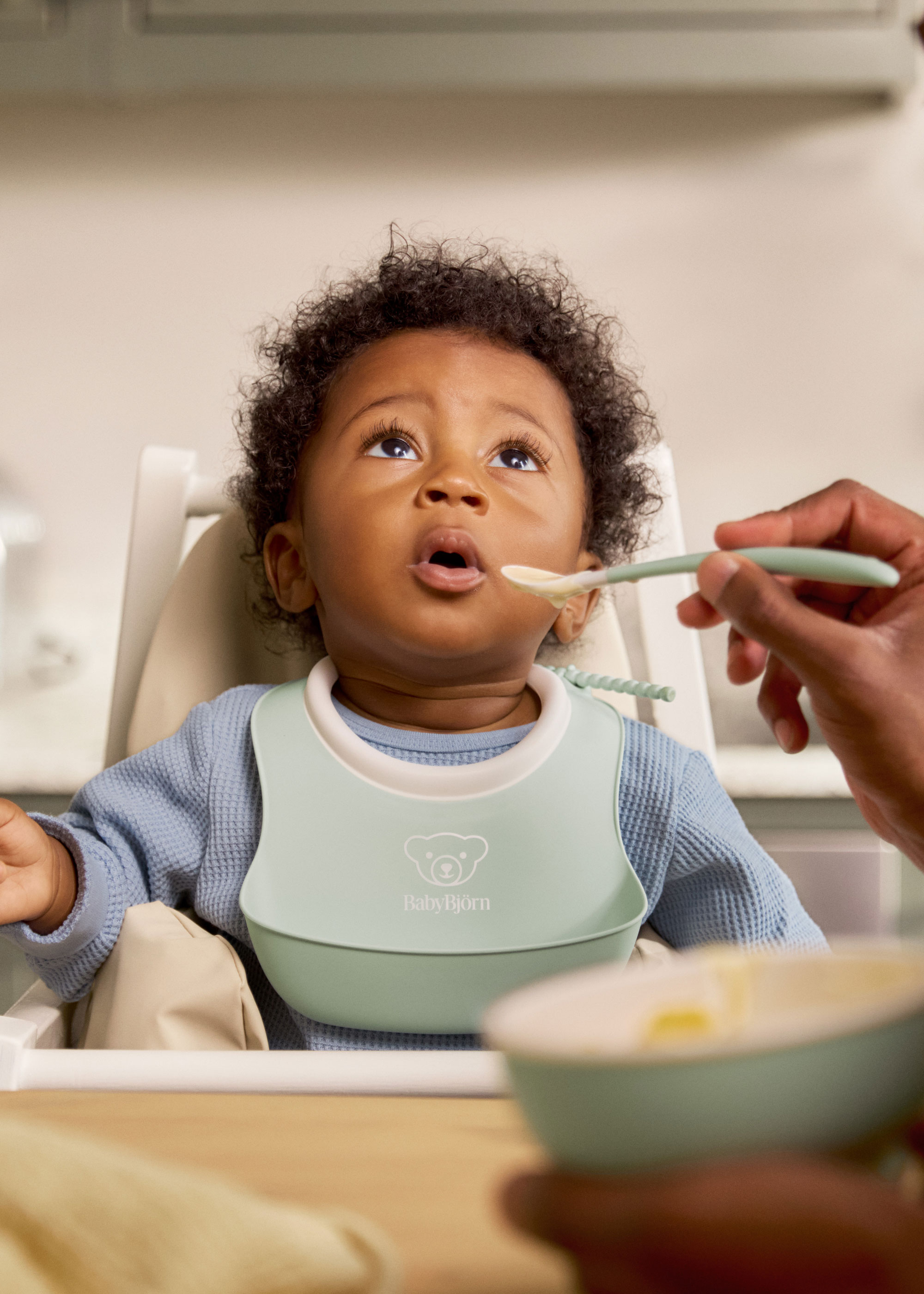 Alternativ bild 1 för Babybjörn Barnservis 3-delar (Powder Green)