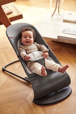 Hamaca Babybjorn® Balance Soft - Beige/Gris - Minicoton