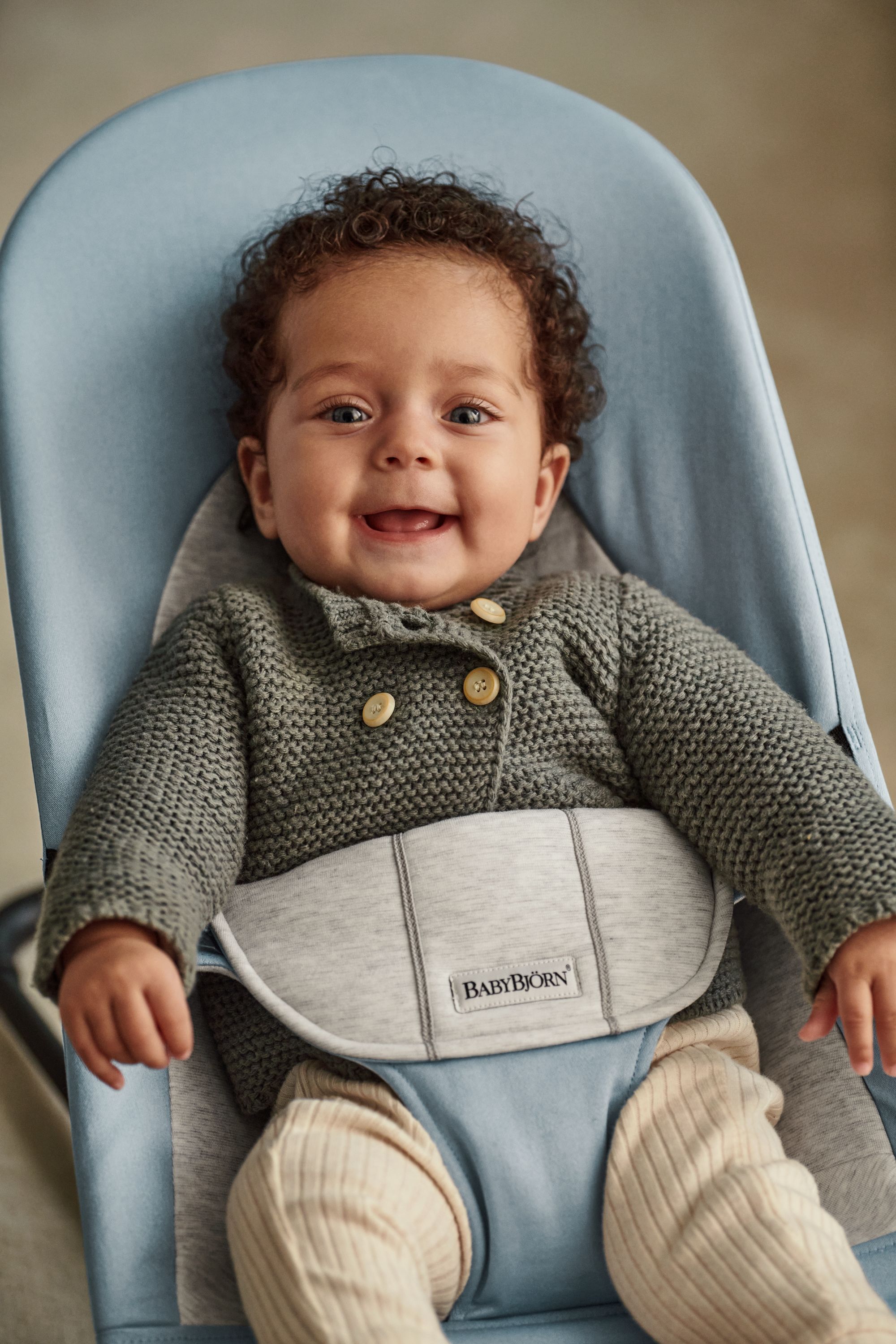 Transat Balance Soft - Bleu/Gris / Tissé/Jersey / Noir (BabyBjörn) - Image 3