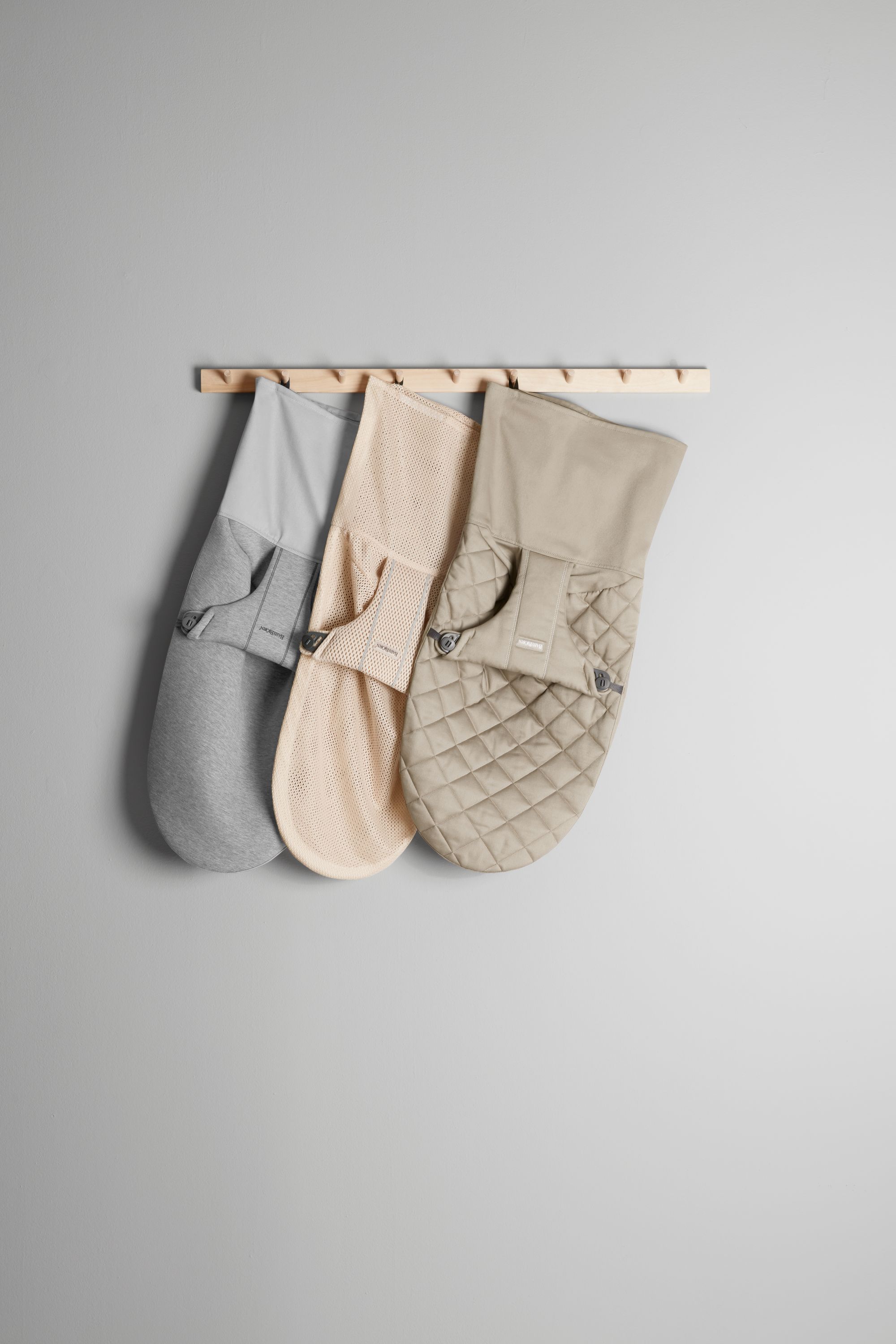 Housse pour Transat Bliss - Gris sable / Tissé, matelassage Classique (BabyBjörn) - Image 6