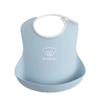 Feeding bib set in powder blue - BabyBjörn