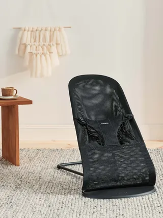 Bouncer Bliss Black - Mesh - Black frame BabyBjörn