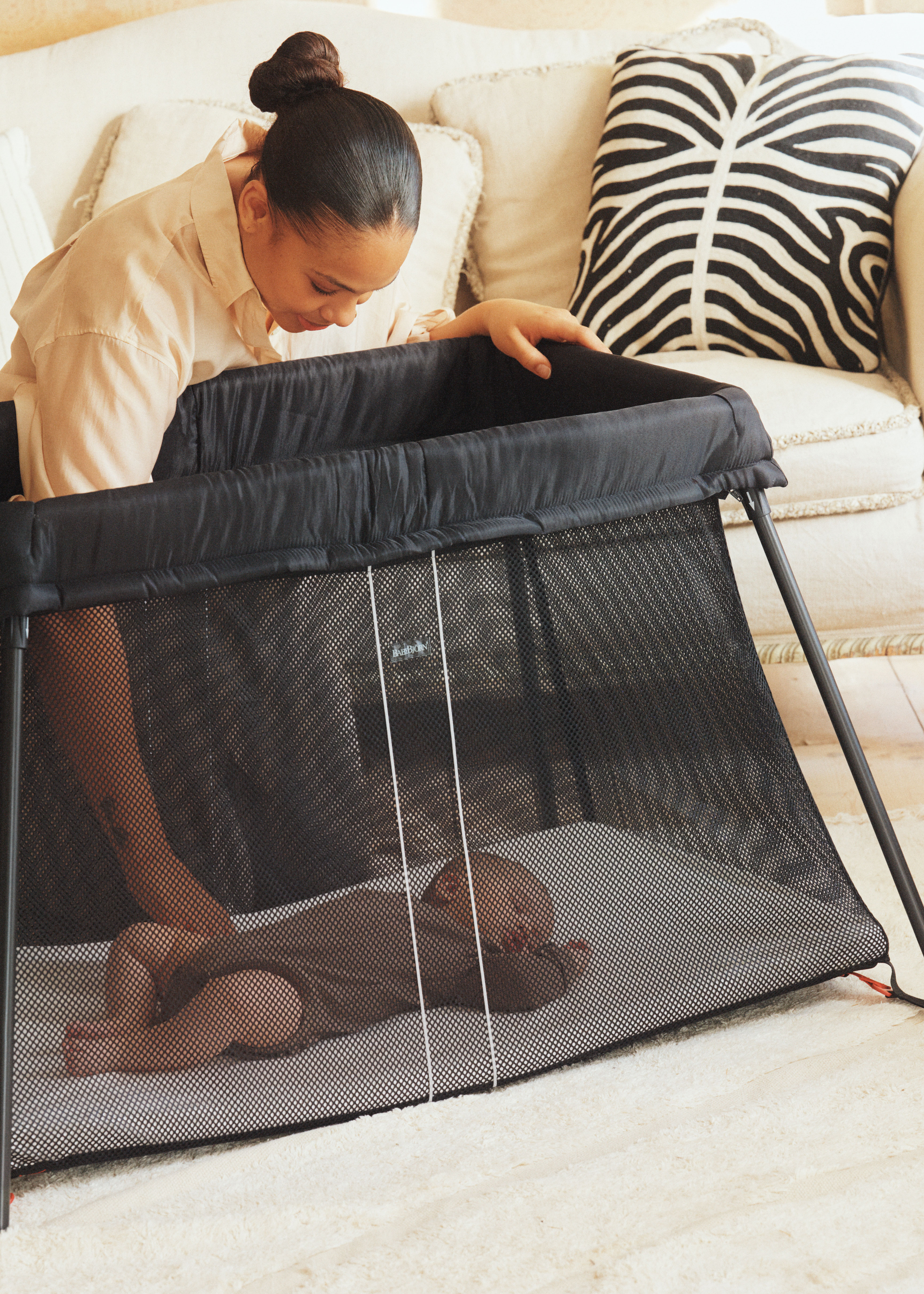 Lit Parapluie Light - Noir / Mesh (BabyBjörn) - Image 5