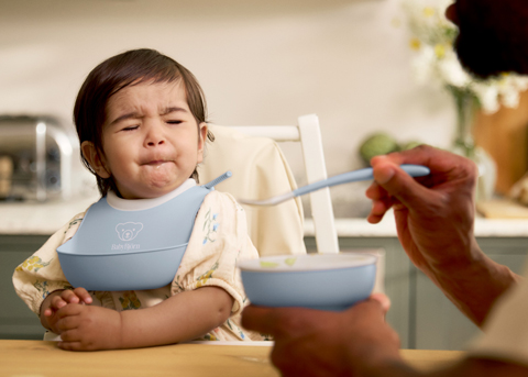 Baby Feeding set with bib and feeding spoon and little bowl