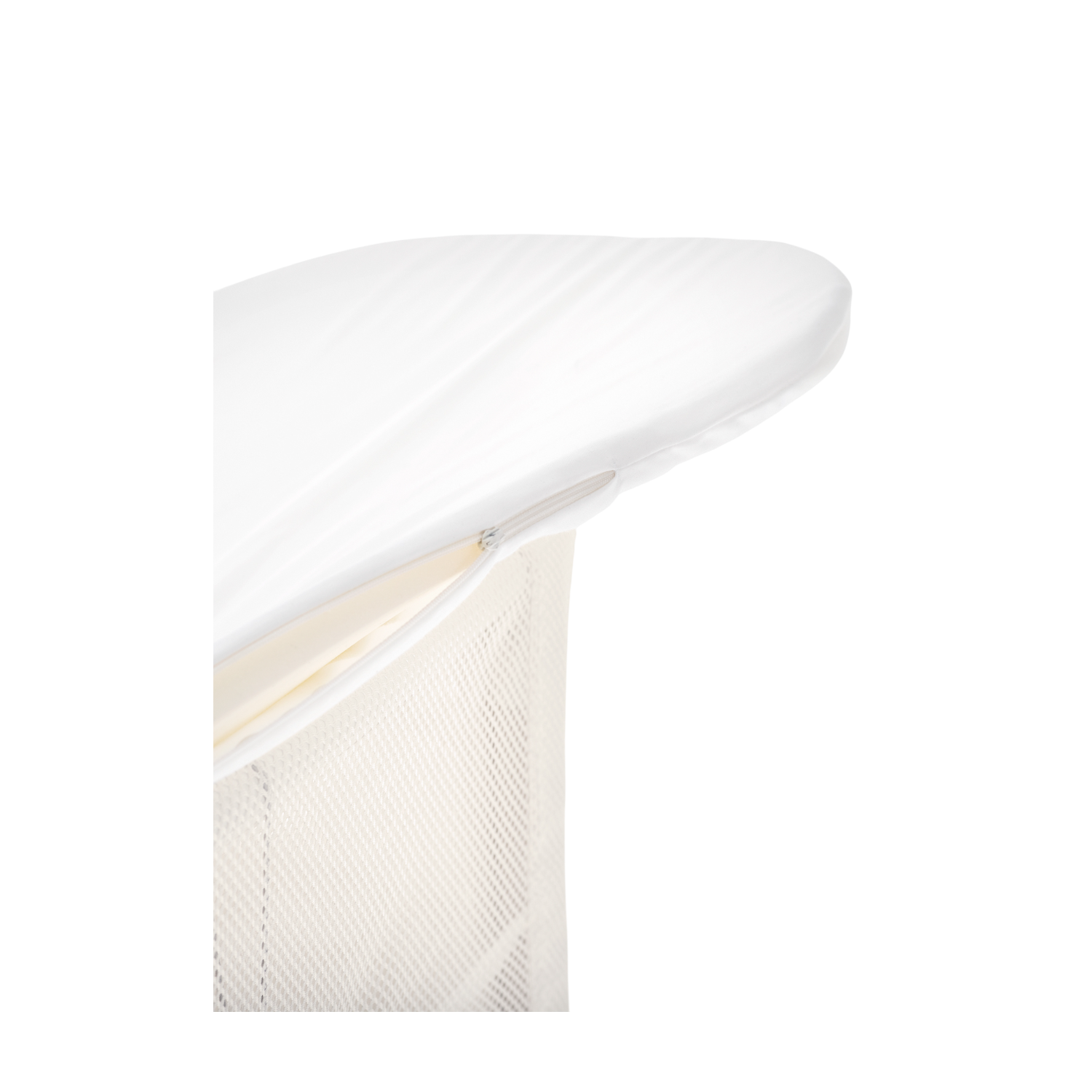 Mattress Topper for Baby Crib - White / Polyester