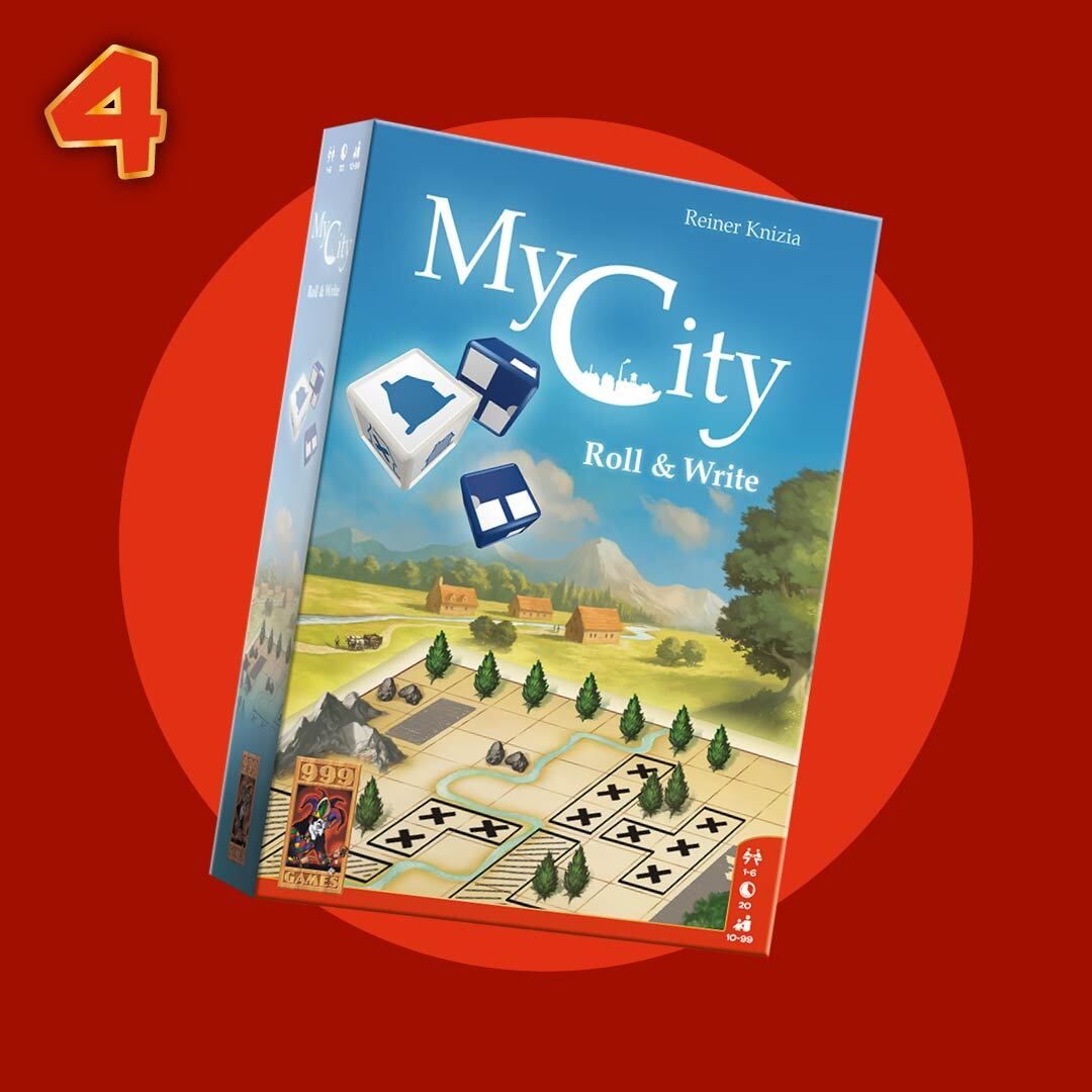 box van my city roll & write met nummer 4 er boven