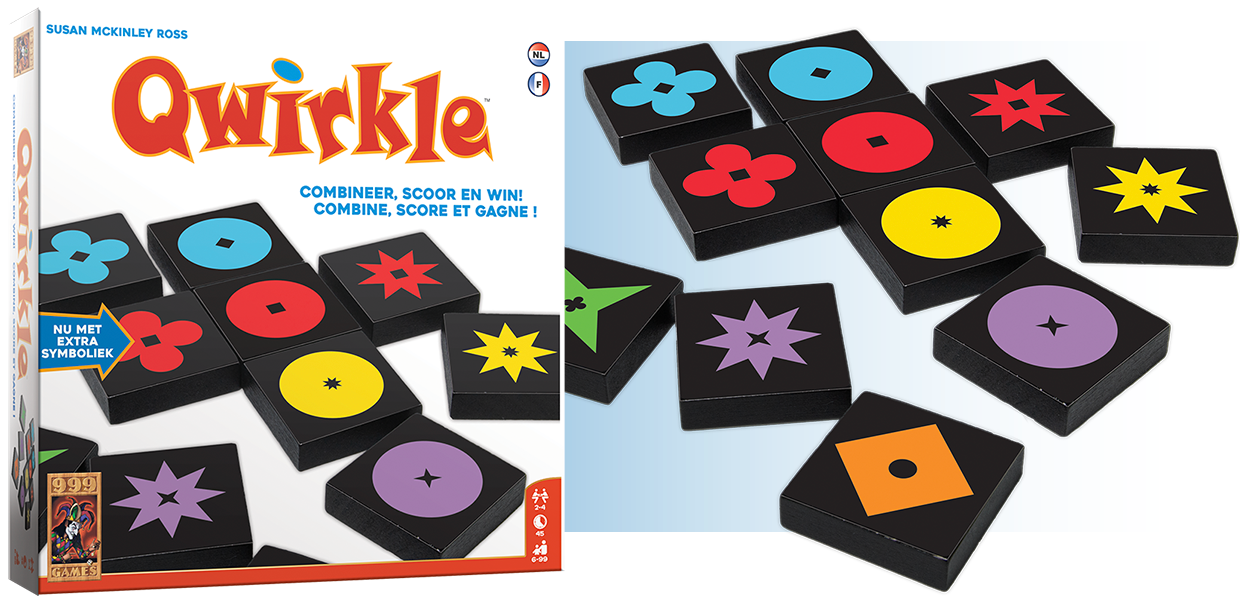 Qwirkle van 999 Games is nu ook geschikt voor kleurenblinden