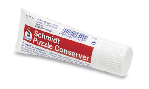 tube puzzel lijm