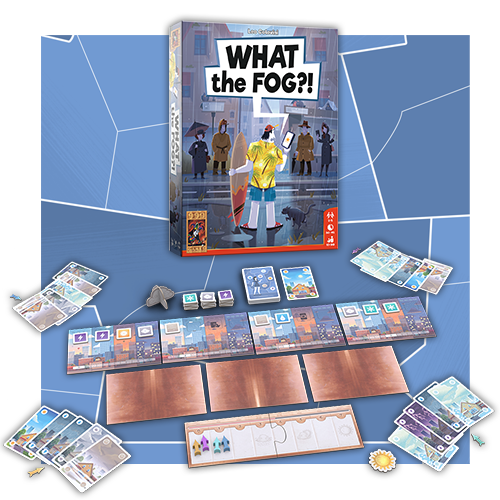 Nieuwe kaartspel van 999 Games met de naam What the Fog?!