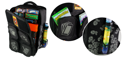 Close up van de 999 Games Bordspellentas