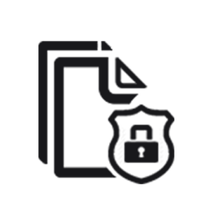 Rückverfolgbarkeit-Sicherheit-Symbol