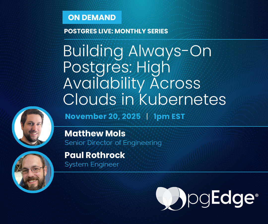 Building Always-On Postgres: High Availability Across Clouds in Kubernetes