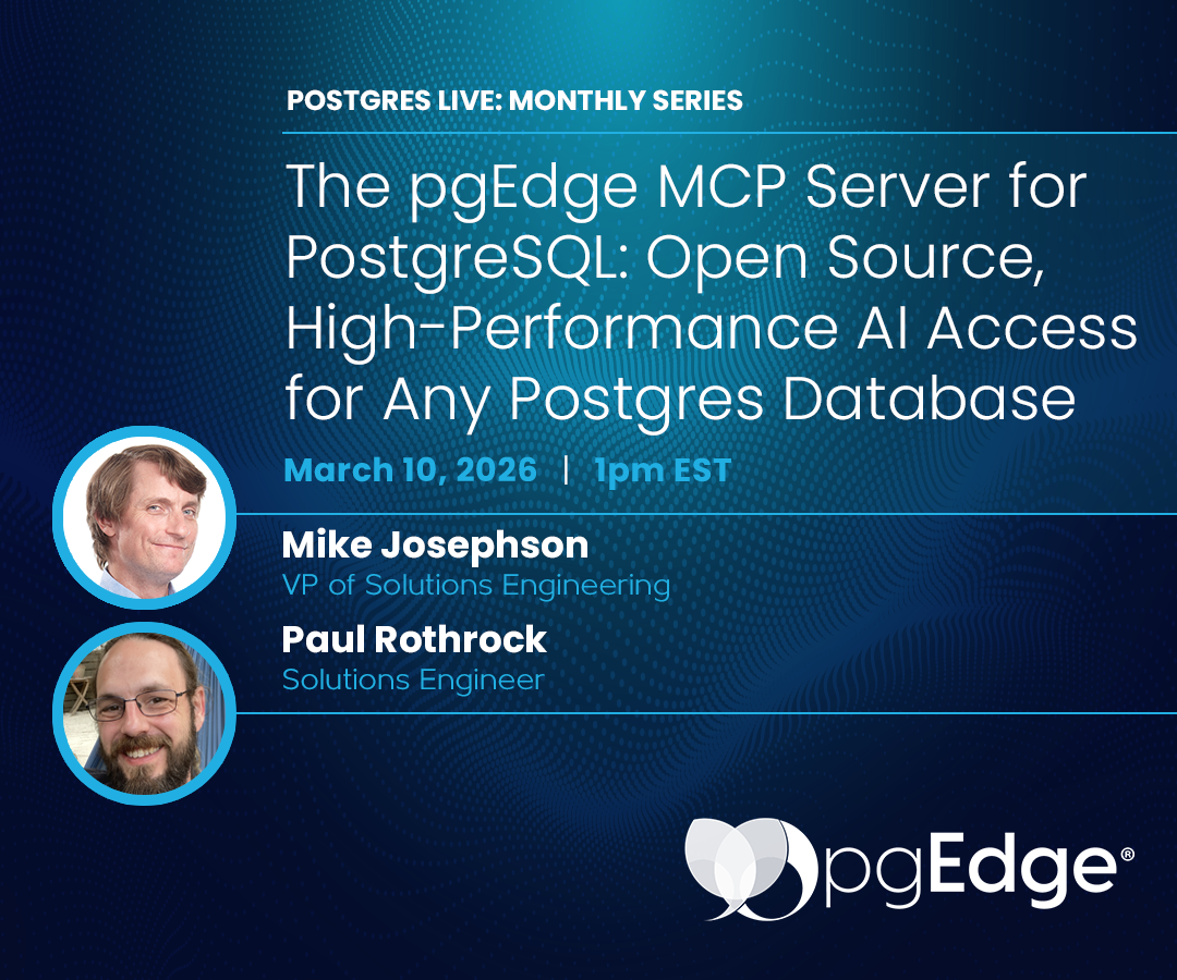The pgEdge MCP Server for PostgreSQL: Open Source, High-Performance AI Access for Any Postgres Database