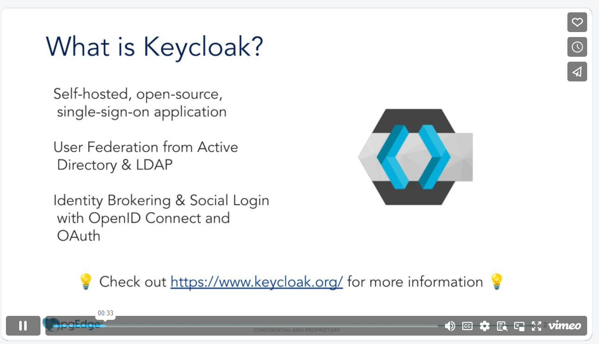 Keycloak image