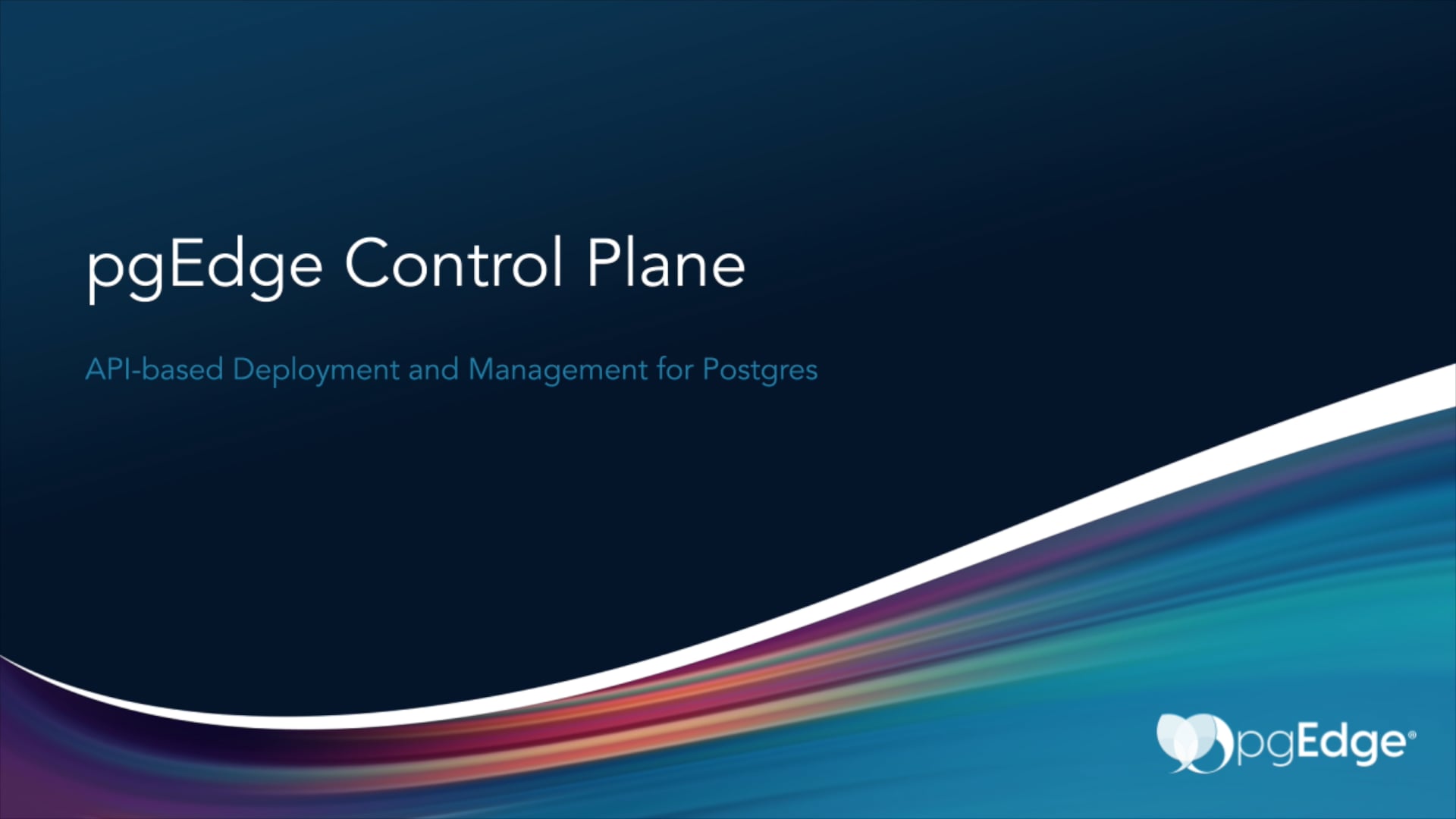 pgEdge Control Plane vid thumbnail