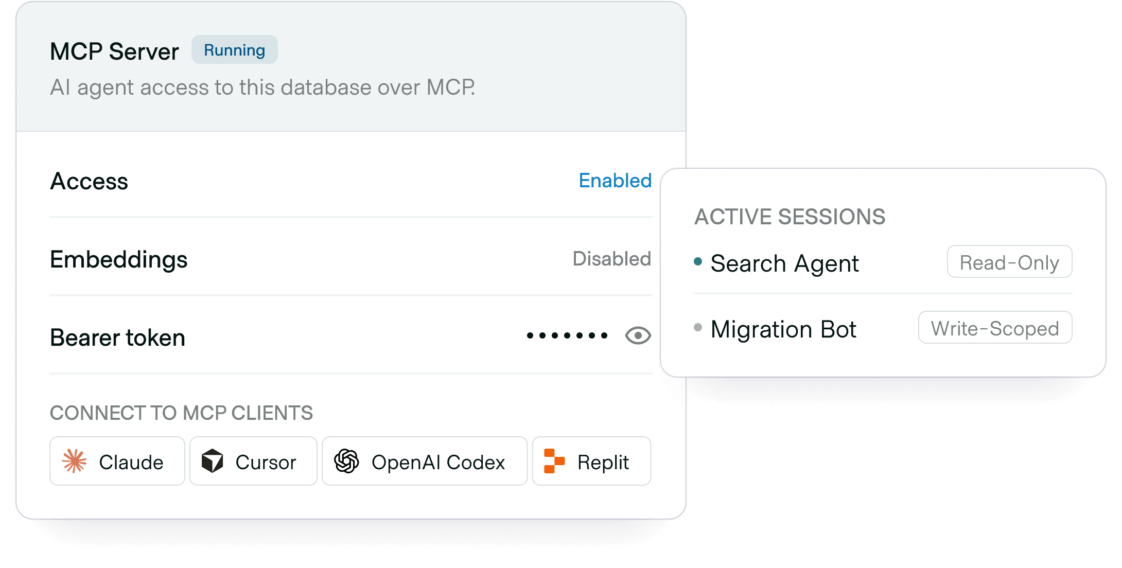 Governed agent access