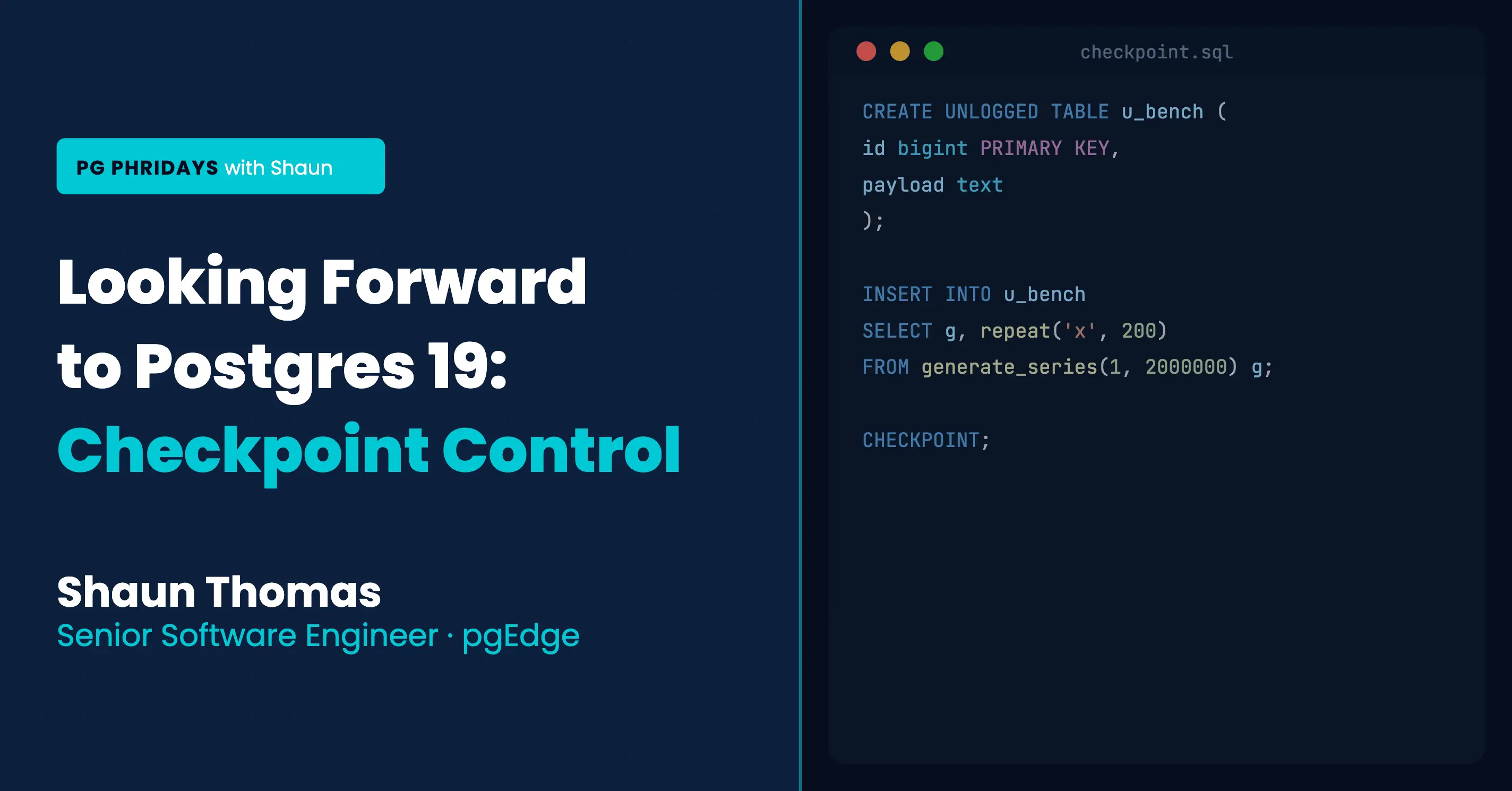 Looking forward to postgres 19